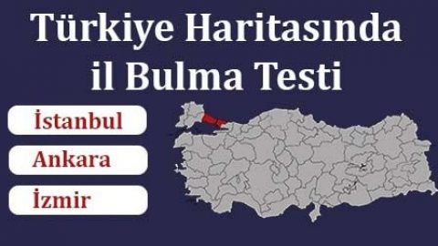 Türkiye Harita Bilgini Test Et
